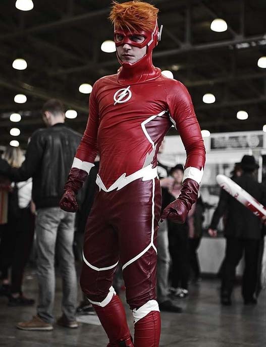 kid flash red suit