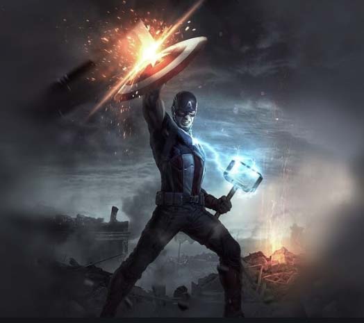 captain america in endgame